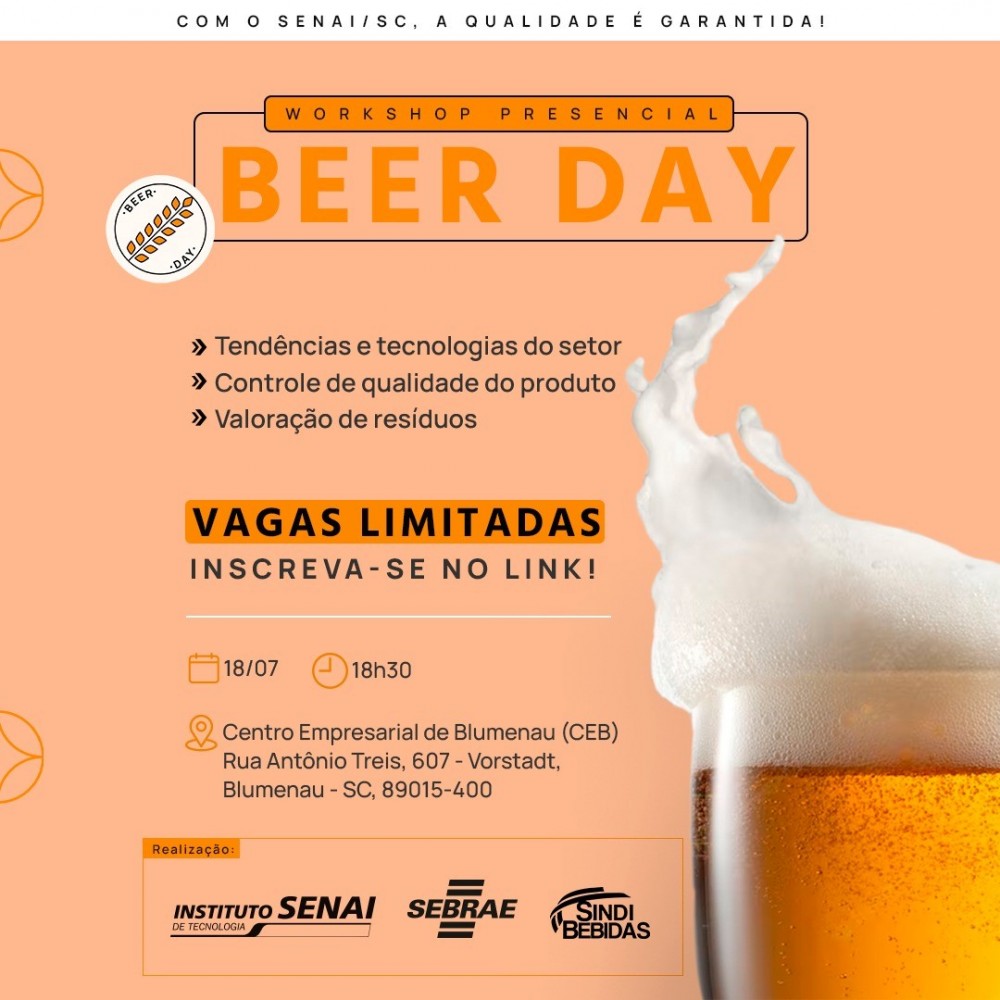 Workshop presencial - Beer Day!